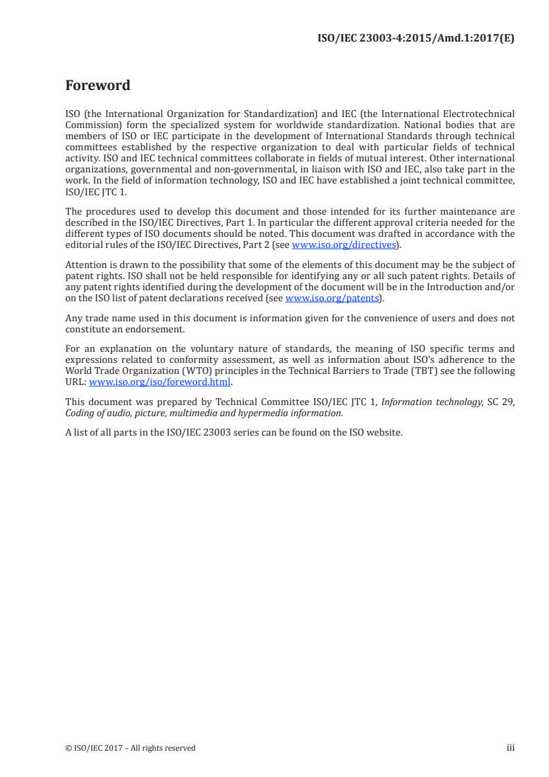 ISO/IEC 23003-4:2015/Amd 1:2017 - Information technology — MPEG audio technologies — Part 4: Dynamic Range Control — Amendment 1: Parametric DRC, gain mapping and equalization tools
Released:12/22/2017
