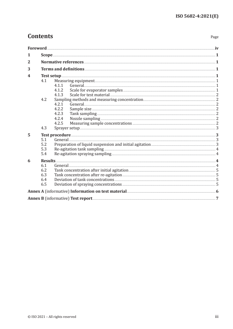 ISO 5682-4:2021 - Equipment for crop protection — Spraying equipment — Part 4: Test methods for agitation of sprayer tanks
Released:10/6/2021