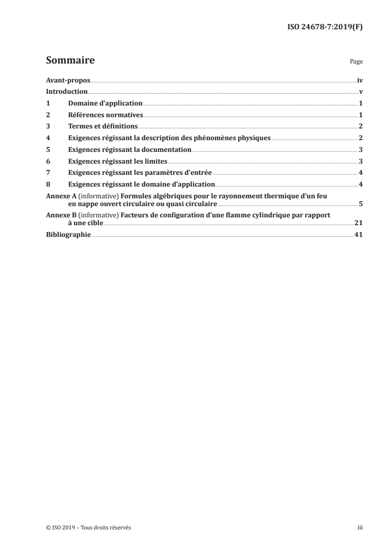 ISO 24678-7:2019 - Ingénierie de la sécurité incendie — Exigences régissant les formules algébriques — Partie 7: Flux de chaleur rayonné reçu d'un feu en nappe ouvert
Released:6/17/2019