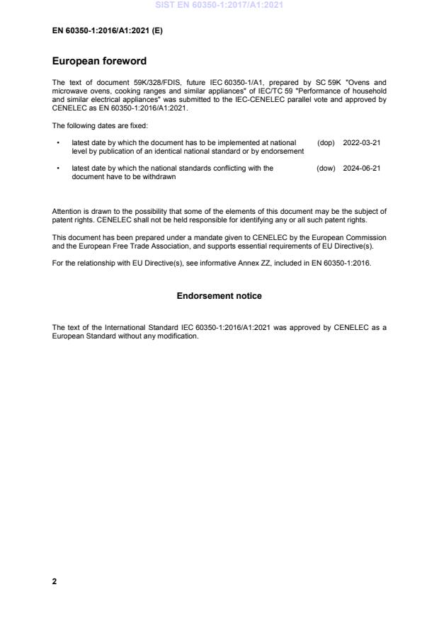 SIST EN 60350-1:2017/A1:2021 SIST EN 60350-1:2017/A1:2021 - Page 4 preview