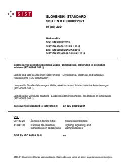 EN IEC 60809:2021 - BARVE - Page 1 preview