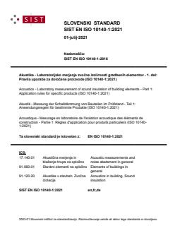 EN ISO 10140-1:2021 - Page 1 preview