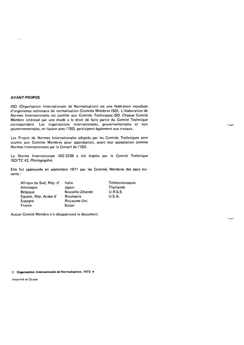 ISO 2239:1972 ISO 2239:1972 - Photography — Light sources for use in sensitometric exposure — Simulation of the spectral distribution of daylight
Released:10/1/1972 - Page 2 preview