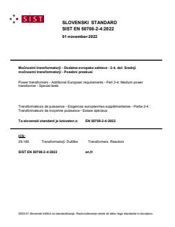SIST EN 50708-2-4:2022 SIST EN 50708-2-4:2022 - Page 1 preview