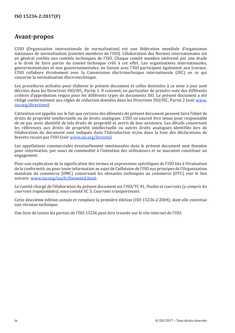 ISO 15236-2:2017 ISO 15236-2:2017 - Courroies transporteuses à câbles d'acier — Partie 2: Types de courroies recommandées
Released:1/9/2017 - Page 4 preview