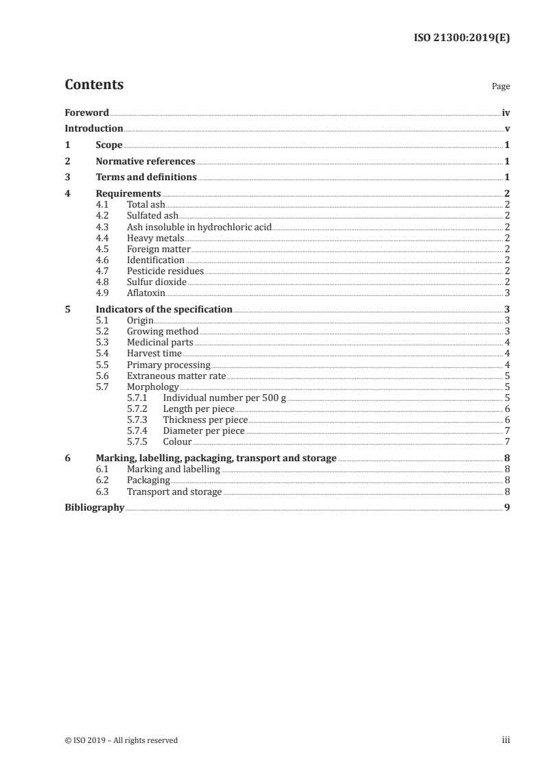 ISO 21300:2019 - Traditional Chinese medicine — Guidelines and specification for Chinese materia medica
Released:3/4/2019