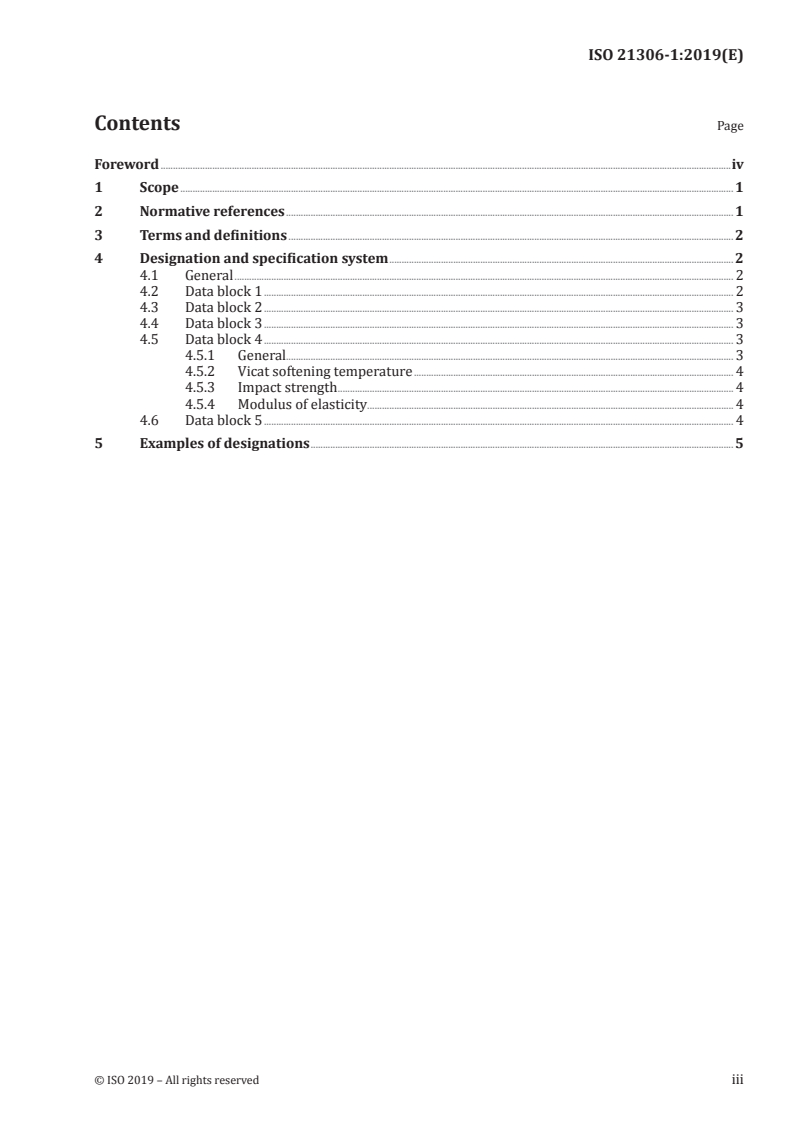 ISO 21306-1:2019 - Plastics — Unplasticized poly(vinyl chloride) (PVC-U) moulding and extrusion materials — Part 1: Designation system and basis for specifications
Released:3/4/2019