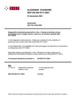 EN ISO 6717:2021 - BARVE - Page 1 preview