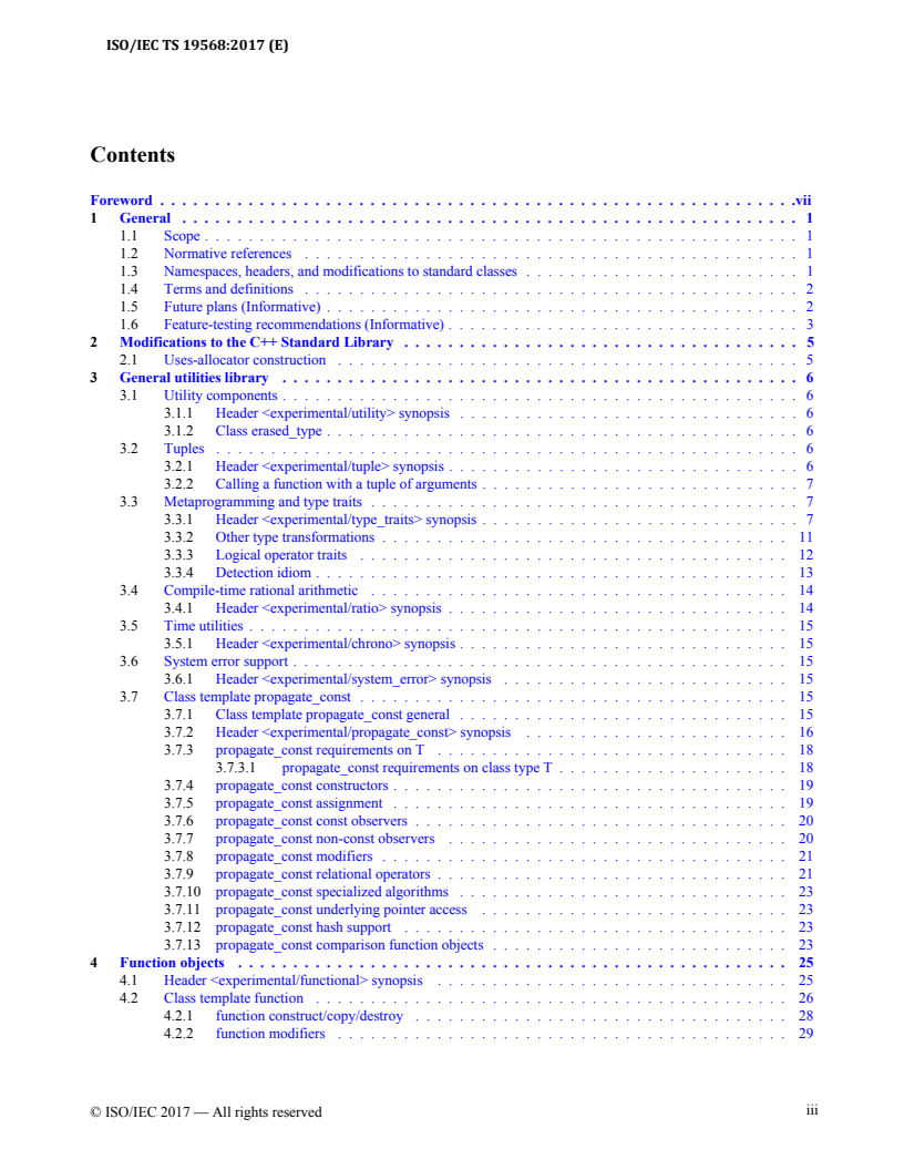 ISO/IEC TS 19568:2017 - Programming Languages — C++ Extensions for Library Fundamentals
Released:3/30/2017