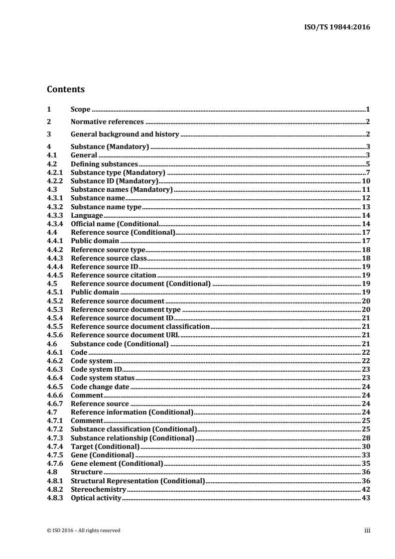 ISO/TS 19844:2016 ISO/TS 19844:2016 - Health informatics — Identification of medicinal products — Implementation guidelines for data elements and structures for the unique identification and exchange of regulated information on substances
Released:12/12/2016