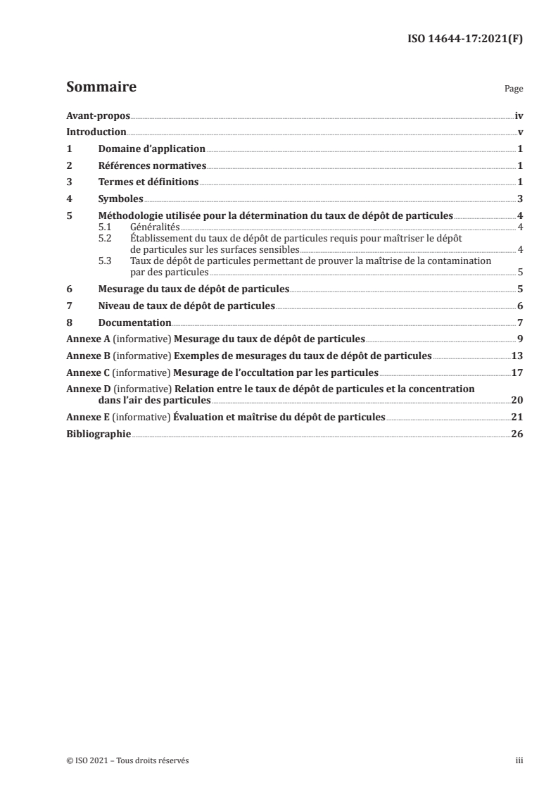 ISO 14644-17:2021 ISO 14644-17:2021 - Salles propres et environnements maîtrisés apparentés — Partie 17: Applications de taux de dépôt de particules
Released:2/12/2021