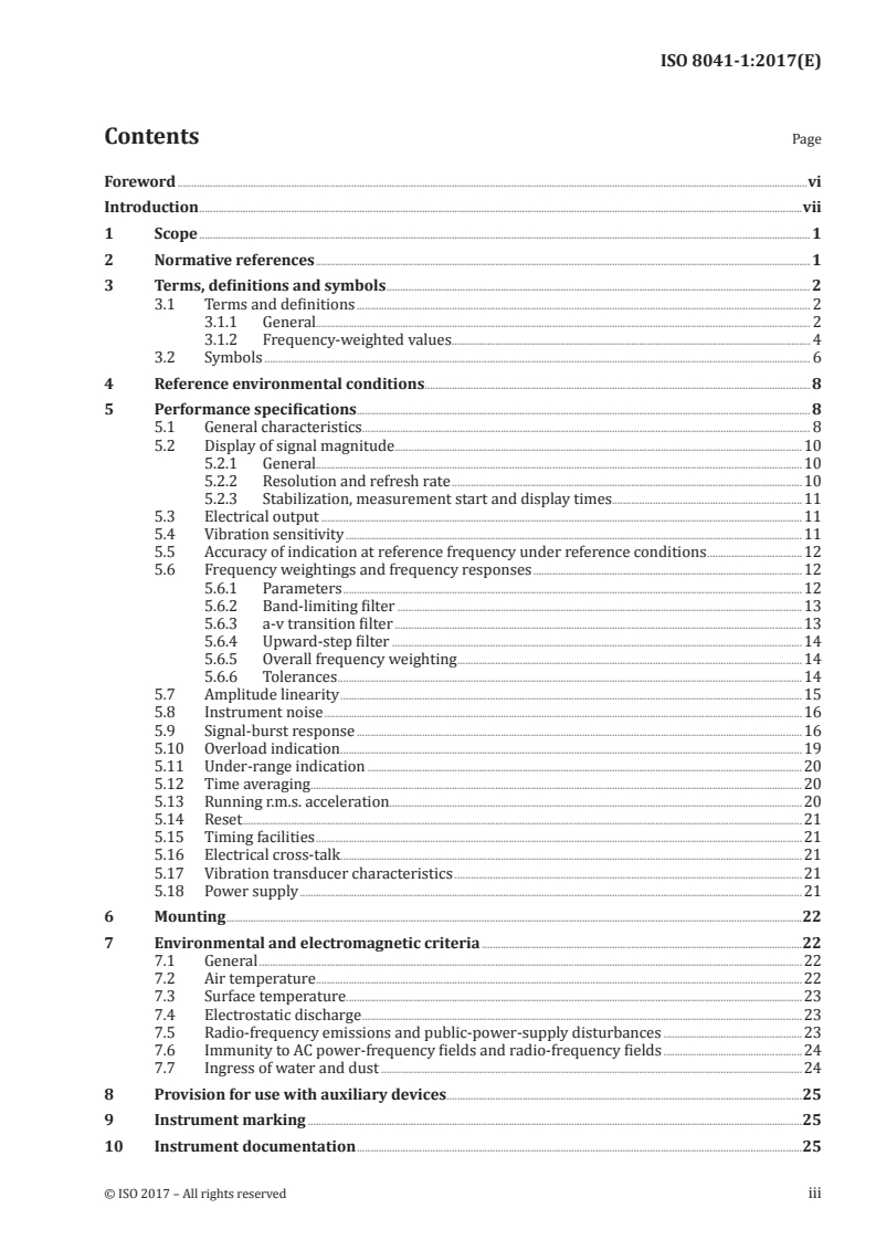 ISO 8041-1:2017 - Human response to vibration — Measuring instrumentation — Part 1: General purpose vibration meters
Released:5/3/2017