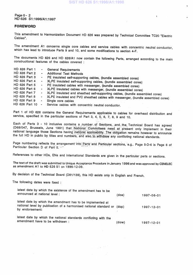 SIST HD 626 S1:1998/A1:1998 SIST HD 626 S1:1998/A1:1998 - Page 4 preview