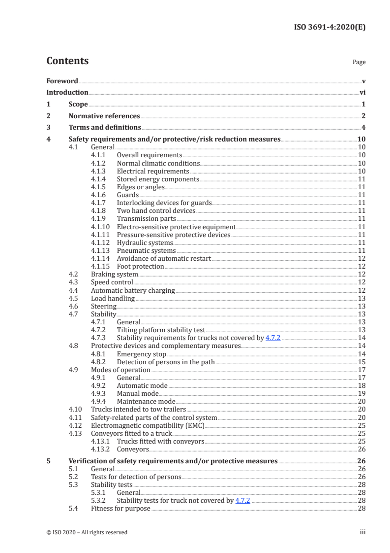 ISO 3691-4:2020 ISO 3691-4:2020 - Industrial trucks — Safety requirements and verification — Part 4: Driverless industrial trucks and their systems
Released:2/17/2020