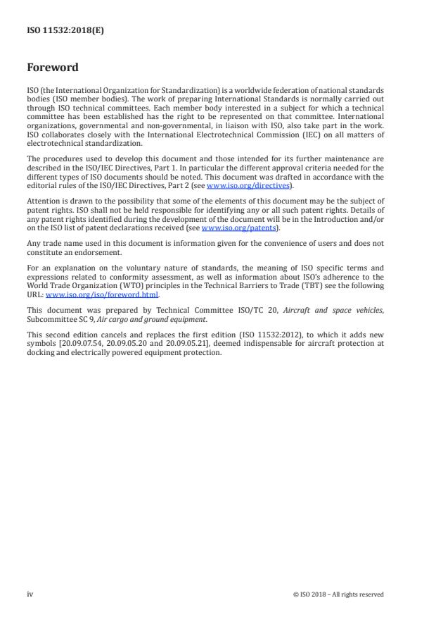 ISO 11532:2018 ISO 11532:2018 - Aircraft ground equipment -- Graphical symbols - Page 4 preview