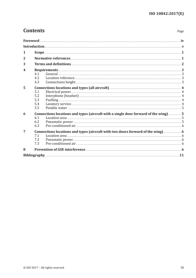 ISO 10842:2017 ISO 10842:2017 - Aircraft — Ground service connections — Locations and types
Released:8/14/2017
