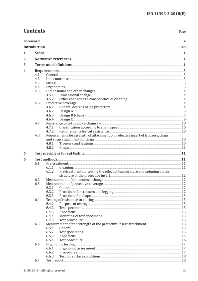 ISO 11393-2:2018 - Protective clothing for users of hand-held chainsaws — Part 2: Performance requirements and test methods for leg protectors
Released:10/1/2018