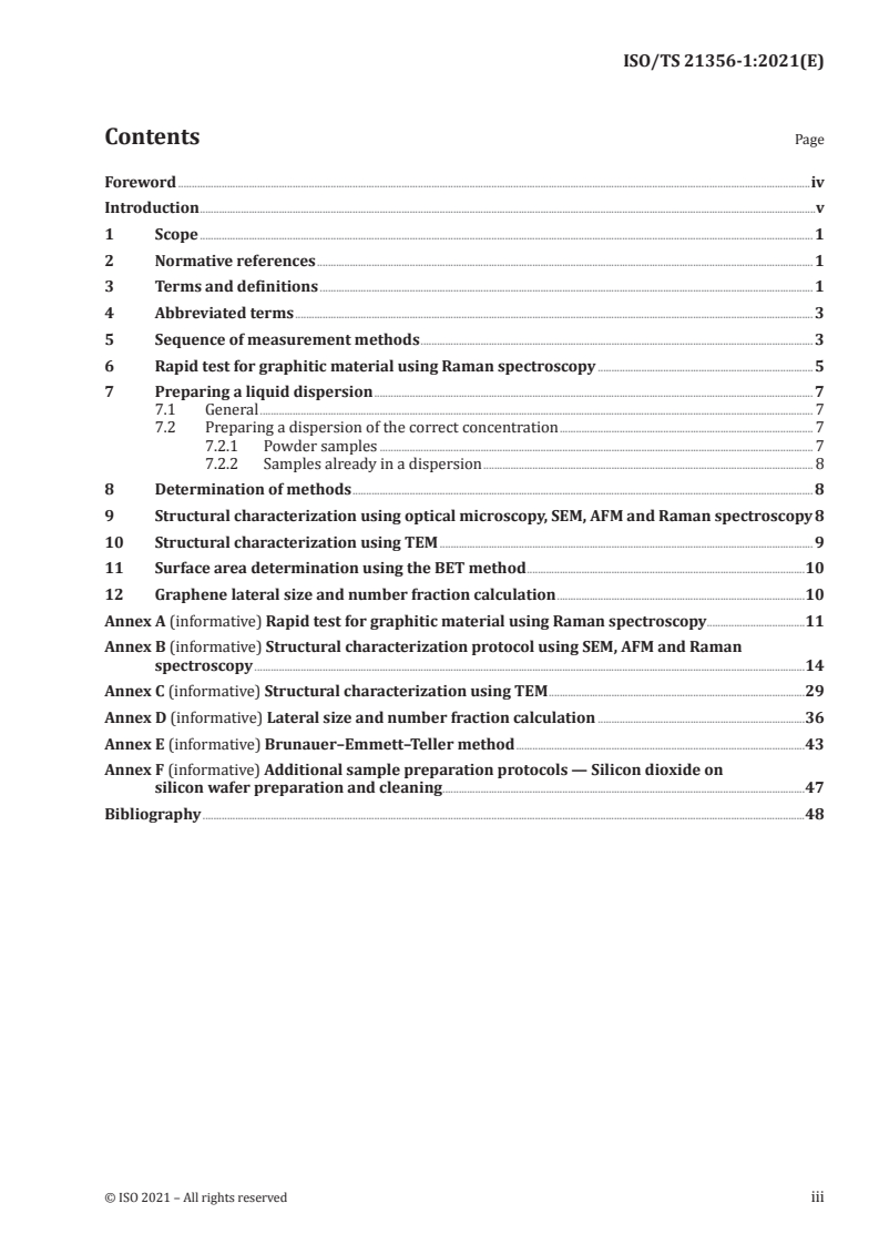 ISO/TS 21356-1:2021 - Nanotechnologies — Structural characterization of graphene — Part 1: Graphene from powders and dispersions
Released:3/12/2021