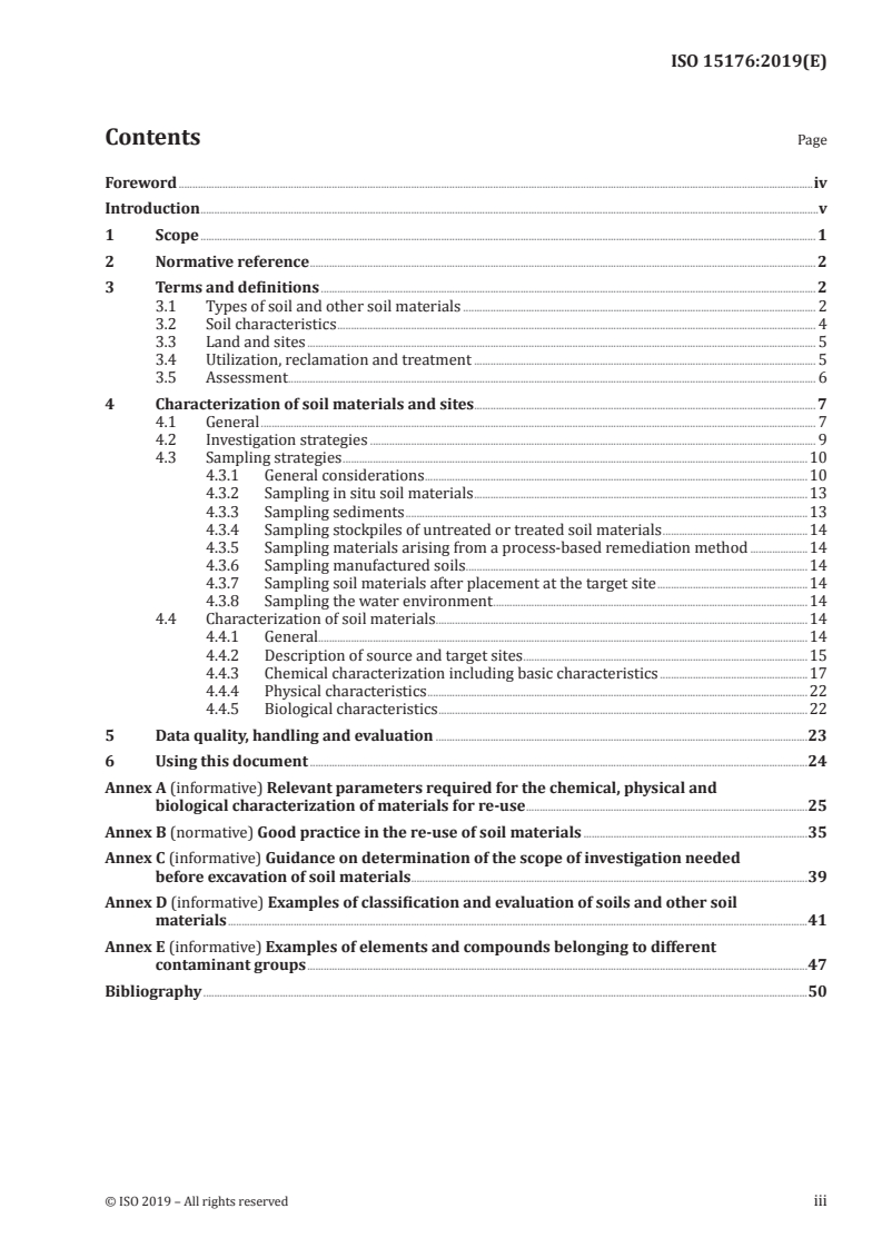 ISO 15176:2019 - Guidance on characterization of excavated soil and other materials intended for re-use
Released:6/3/2019