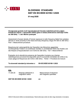 EN IEC/IEEE 63195-1:2023 EN IEC/IEEE 63195-1:2025 - BARVE - Page 1 preview