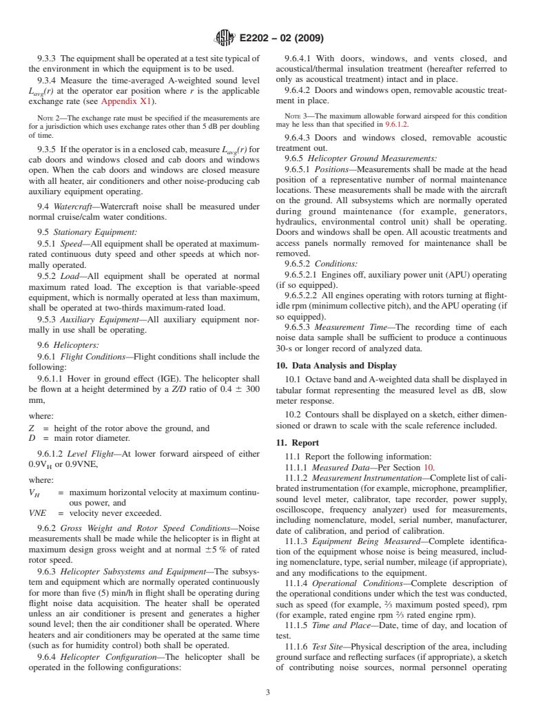 ASTM E2202-02(2009) - Standard Practice for Measurement of Equipment-Generated Continuous Noise for Assessment of Health Hazards