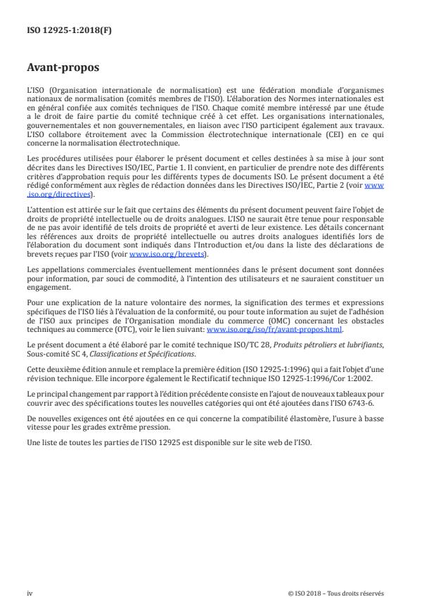 ISO 12925-1:2018 ISO 12925-1:2018 - Lubrifiants, huiles industrielles et produits connexes (classe L) -- Famille C (engrenages) - Page 4 preview