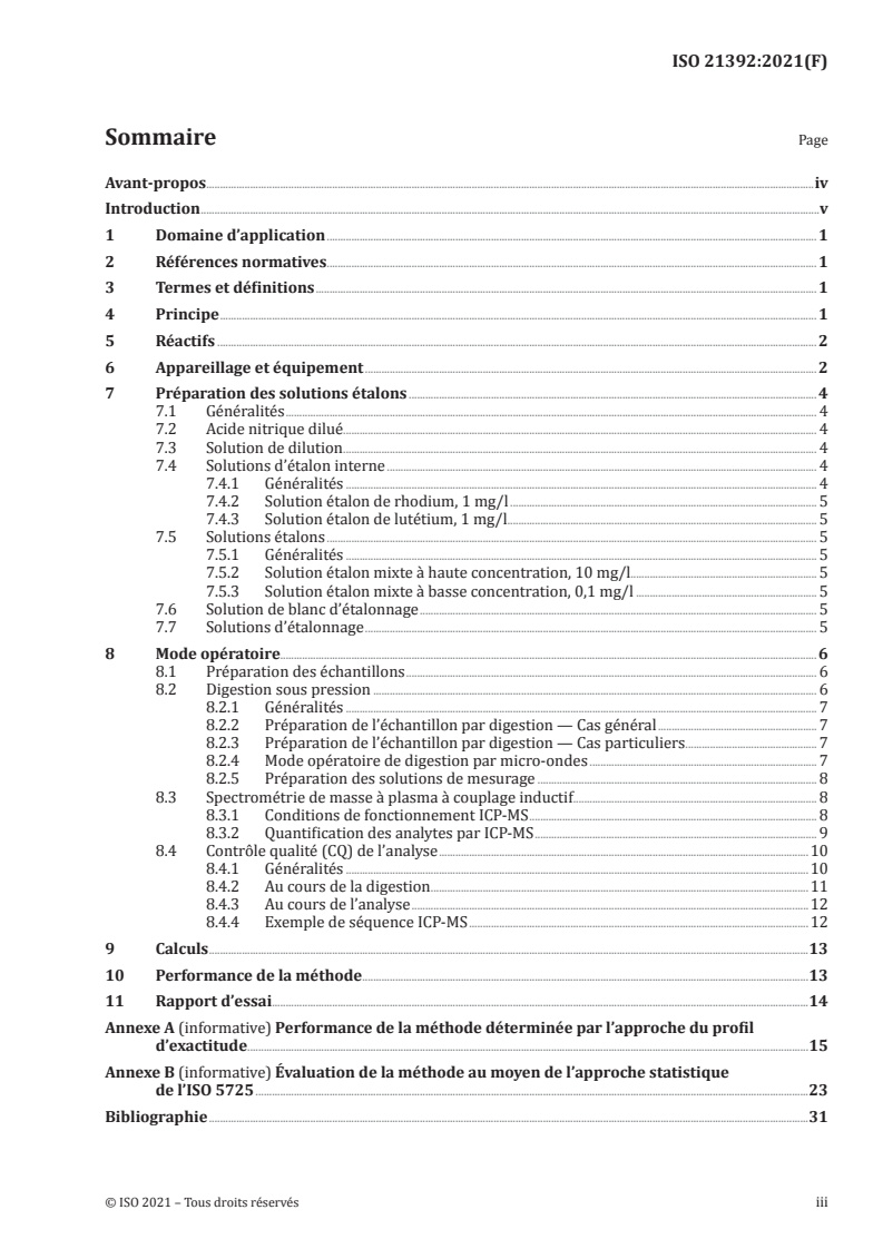 ISO 21392:2021 ISO 21392:2021 - Cosmétiques — Méthodes d’analyse — Mesurage des éléments traces métalliques par ICP-MS dans les produits cosmétiques finis
Released:8/17/2021