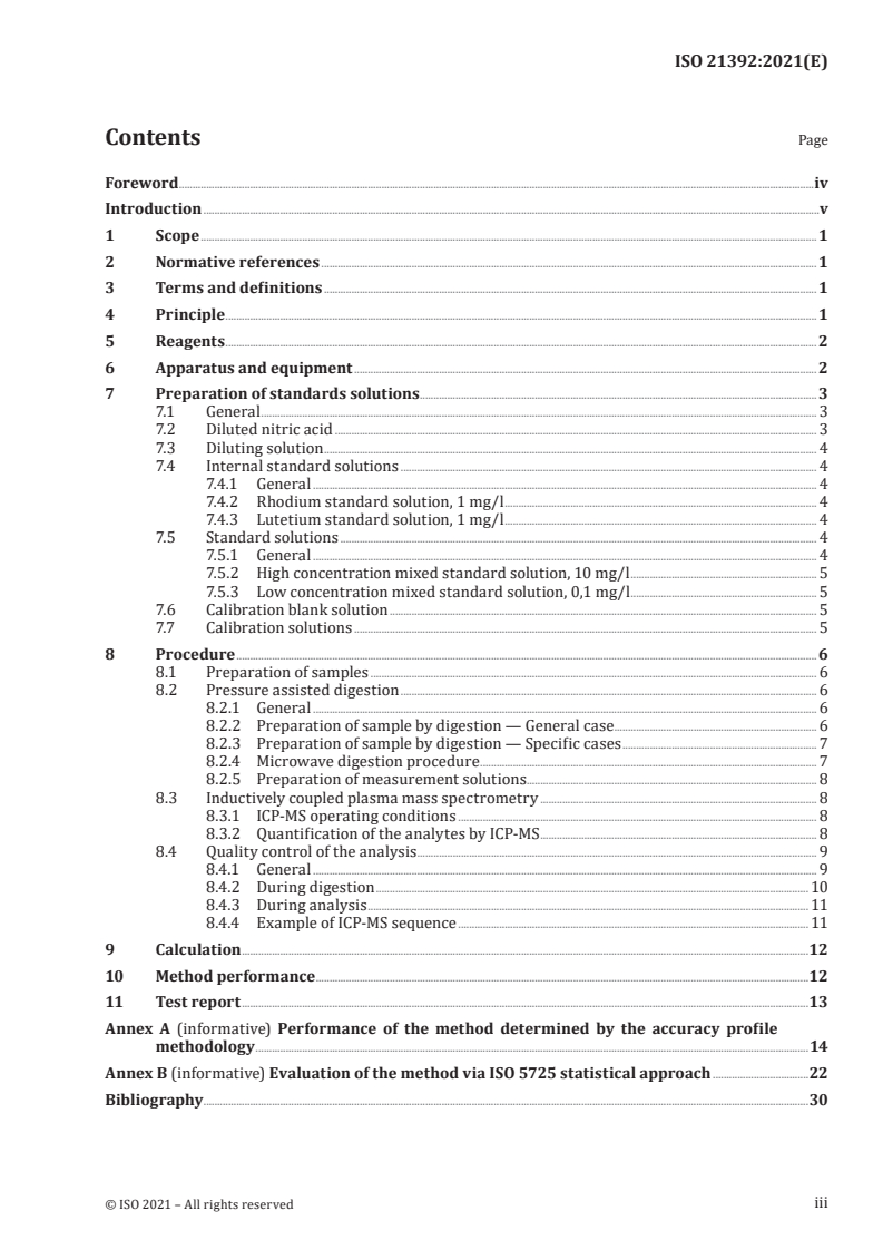 ISO 21392:2021 ISO 21392:2021 - Cosmetics — Analytical methods — Measurement of traces of heavy metals in cosmetic finished products using ICP/MS technique
Released:12/7/2021