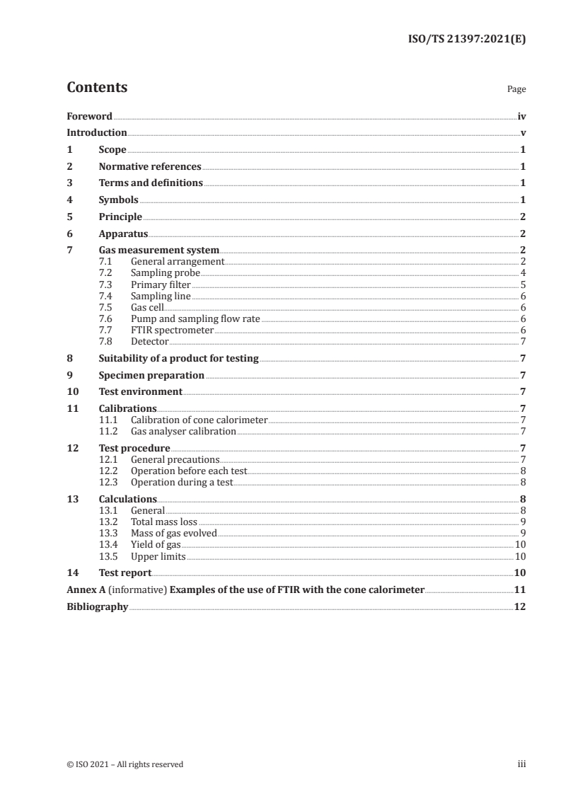 ISO/TS 21397:2021 - FTIR analysis of fire effluents in cone calorimeter tests
Released:3/9/2021