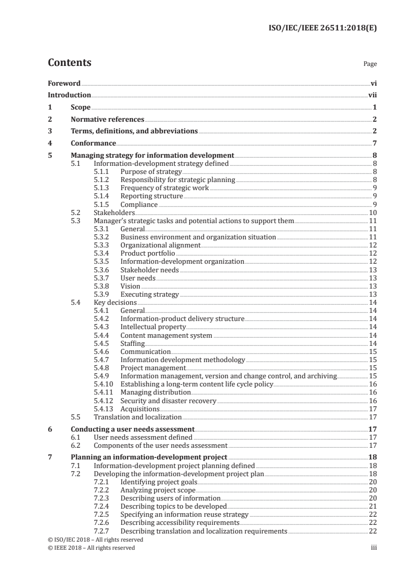 ISO/IEC/IEEE 26511:2018 - Systems and software engineering — Requirements for managers of information for users of systems, software, and services
Released:12/12/2018