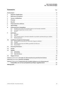 ISO 21422:2018 ISO 21422:2018 - Lait, produits laitiers, formules infantiles et produits nutritionnels pour adultes — Détermination de la teneur en chlorures — Méthode par titrage potentiométrique
Released:3/12/2021 - Page 3 preview
