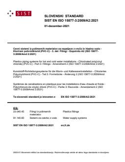 SIST EN ISO 15877-3:2009/A2:2021 SIST EN ISO 15877-3:2009/A2:2021 - Page 1 preview