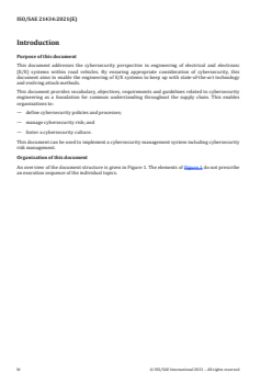 ISO/SAE 21434:2021 - Road vehicles — Cybersecurity engineering
Released:8/31/2021 - Page 4 preview