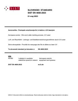 EN 4650:2023 EN 4650:2023 - BARVE - Page 1 preview