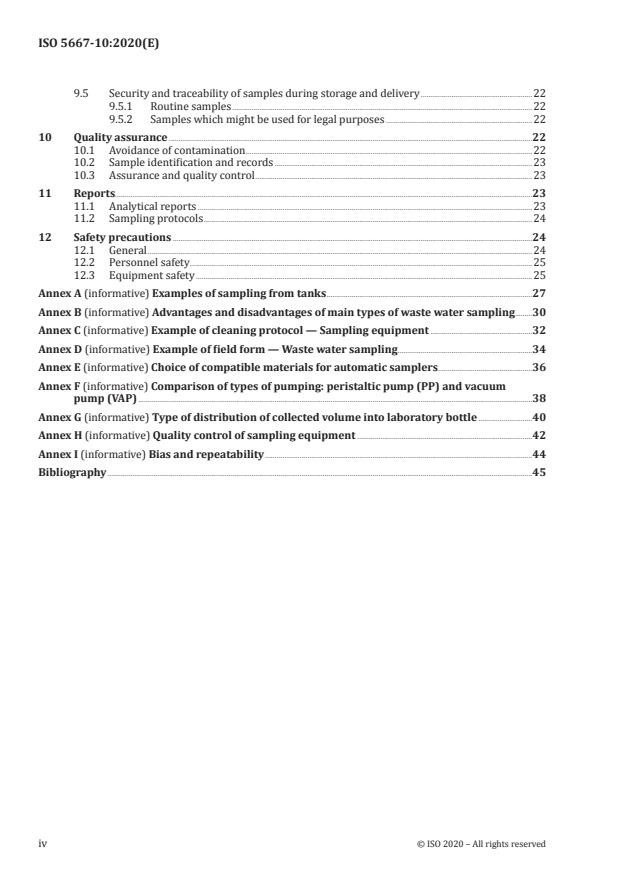 ISO 5667-10:2020 ISO 5667-10:2020 - Water quality -- Sampling - Page 4 preview