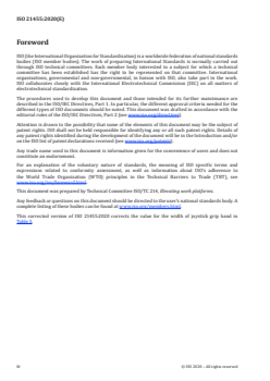 ISO 21455:2020 - Mobile elevating work platforms — Operator's controls — Actuation, displacement, location and method of operation
Released:7/9/2020 - Page 4 preview