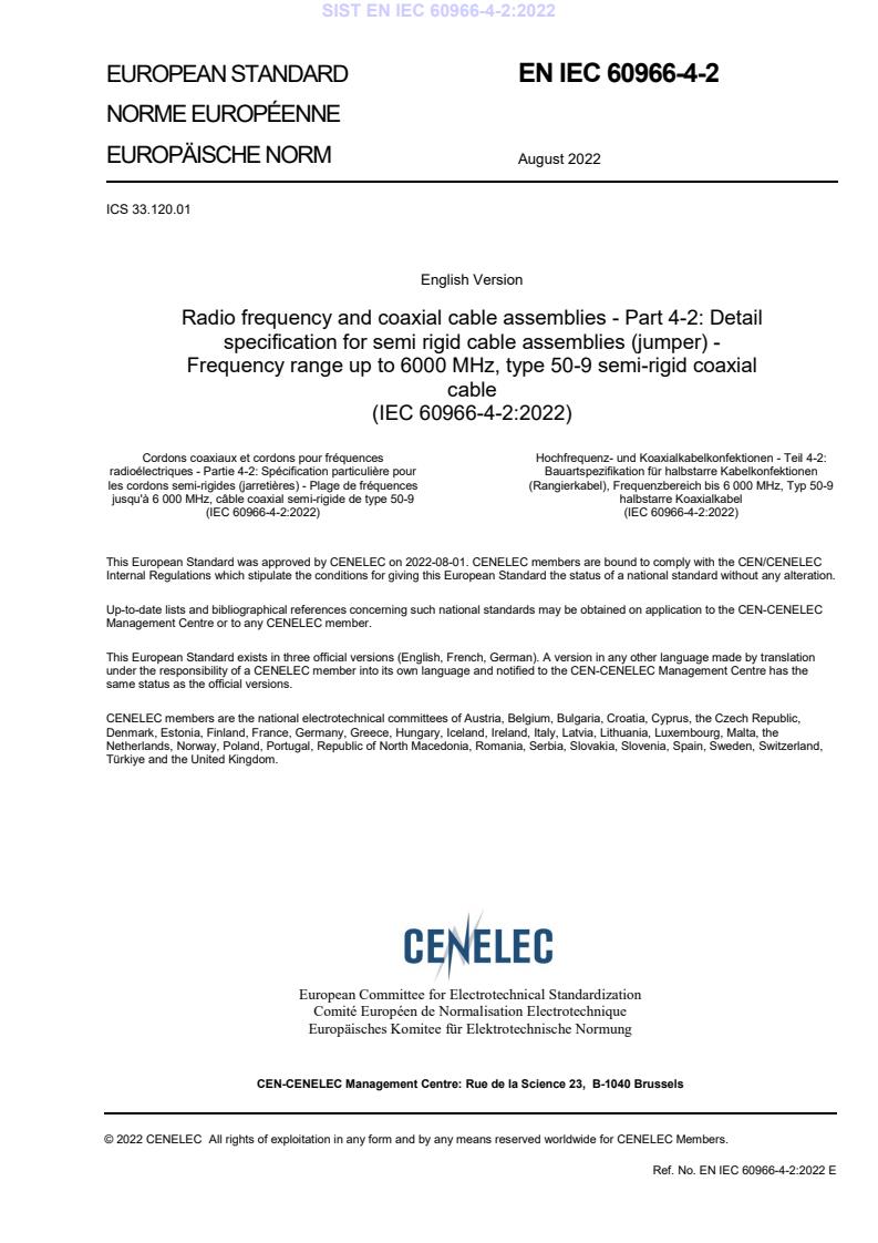EN IEC 60966-4-2:2022 - BARVE