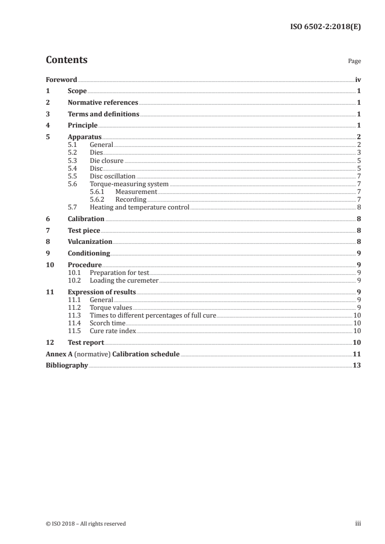 ISO 6502-2:2018 - Rubber — Measurement of vulcanization characteristics using curemeters — Part 2: Oscillating disc curemeter
Released:7/24/2018