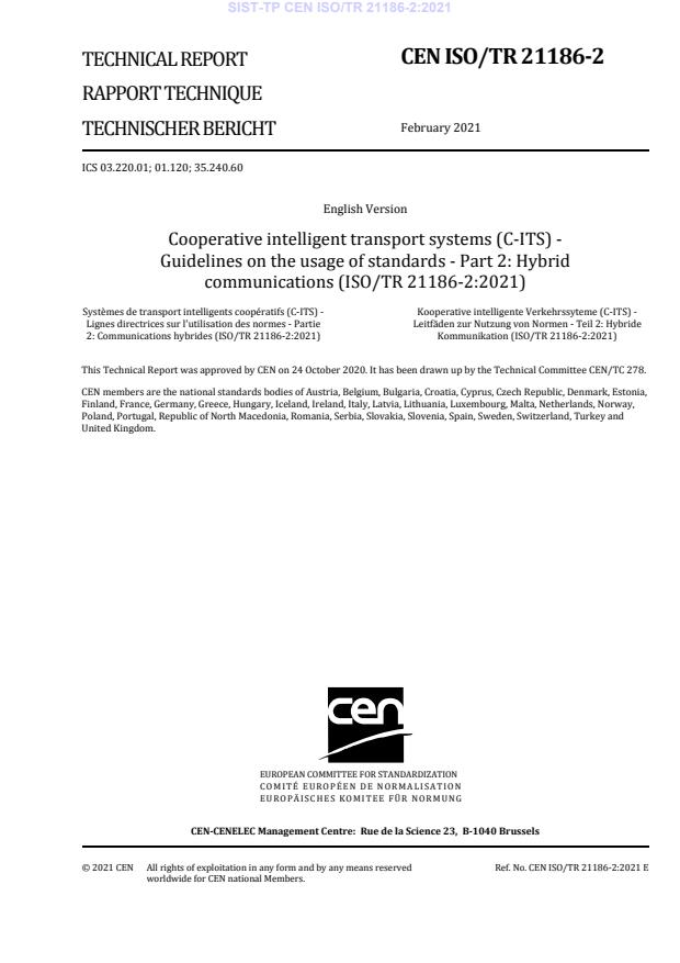 TP CEN ISO/TR 21186-2:2021 - BARVE