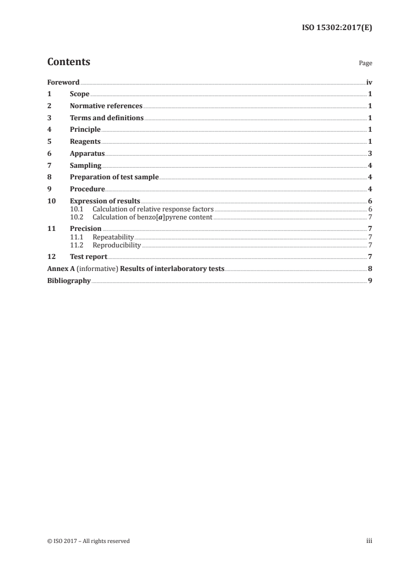 ISO 15302:2017 - Animal and vegetable fats and oils — Determination of benzo[a]pyrene — Reverse-phase high performance liquid chromatography method
Released:3/29/2017