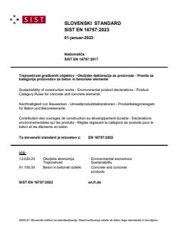 EN 16757:2022 EN 16757:2023 - BARVE - Page 1 preview