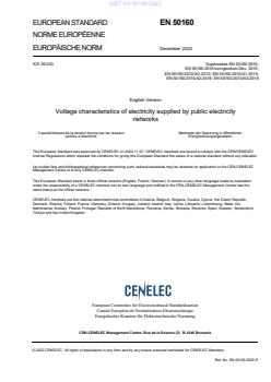 EN 50160:2023 - BARVE - Page 3 preview