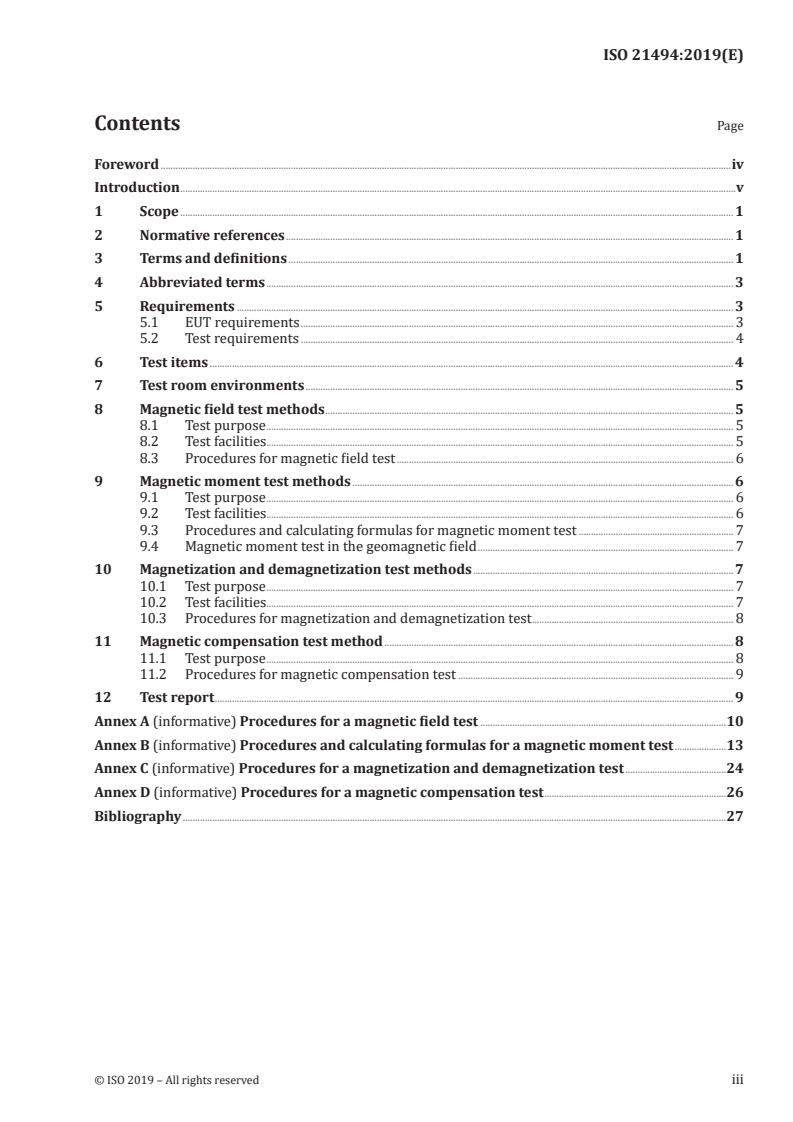 ISO 21494:2019 - Space systems — Magnetic testing
Released:2/22/2019