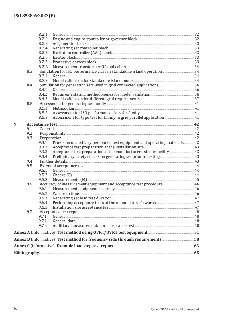 ISO 8528-6:2023 ISO 8528-6:2023 - Reciprocating internal combustion engine driven alternating current generating sets — Part 6: Test methods
Released:6. 11. 2023 - Page 4 preview