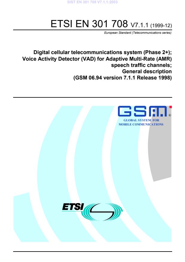 SIST EN 301 708 V7.1.1:2003