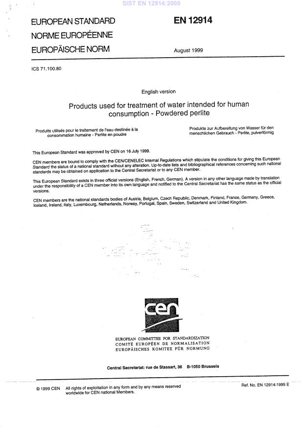 EN 12914:2000