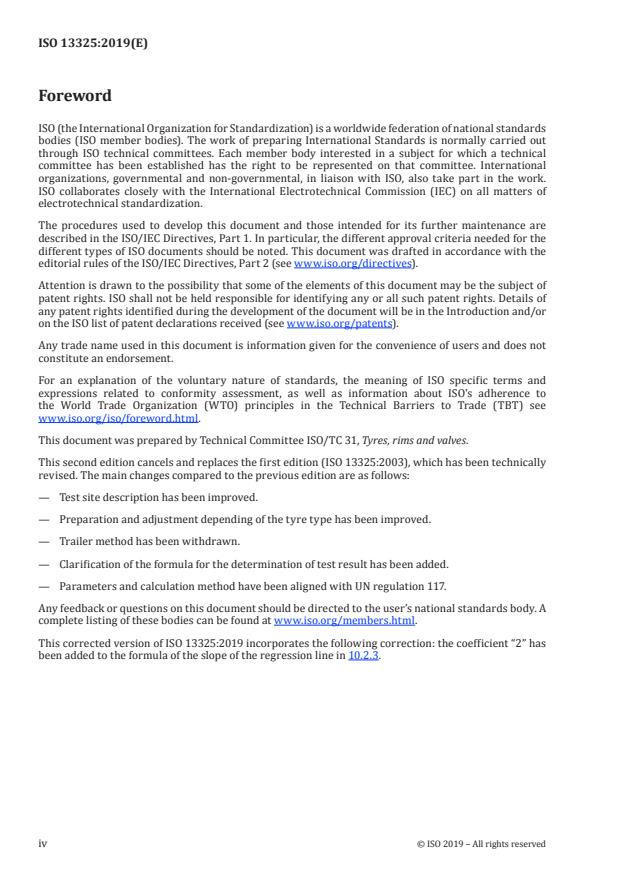 ISO 13325:2019 ISO 13325:2019 - Tyres -- Coast-by methods for measurement of tyre-to-road sound emission - Page 4 preview