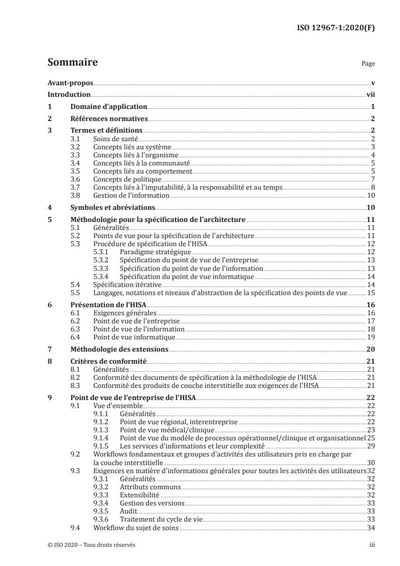 ISO 12967-1:2020 - Informatique de santé — Architecture de service — Partie 1: Point de vue de l'entreprise
Released:11/5/2020