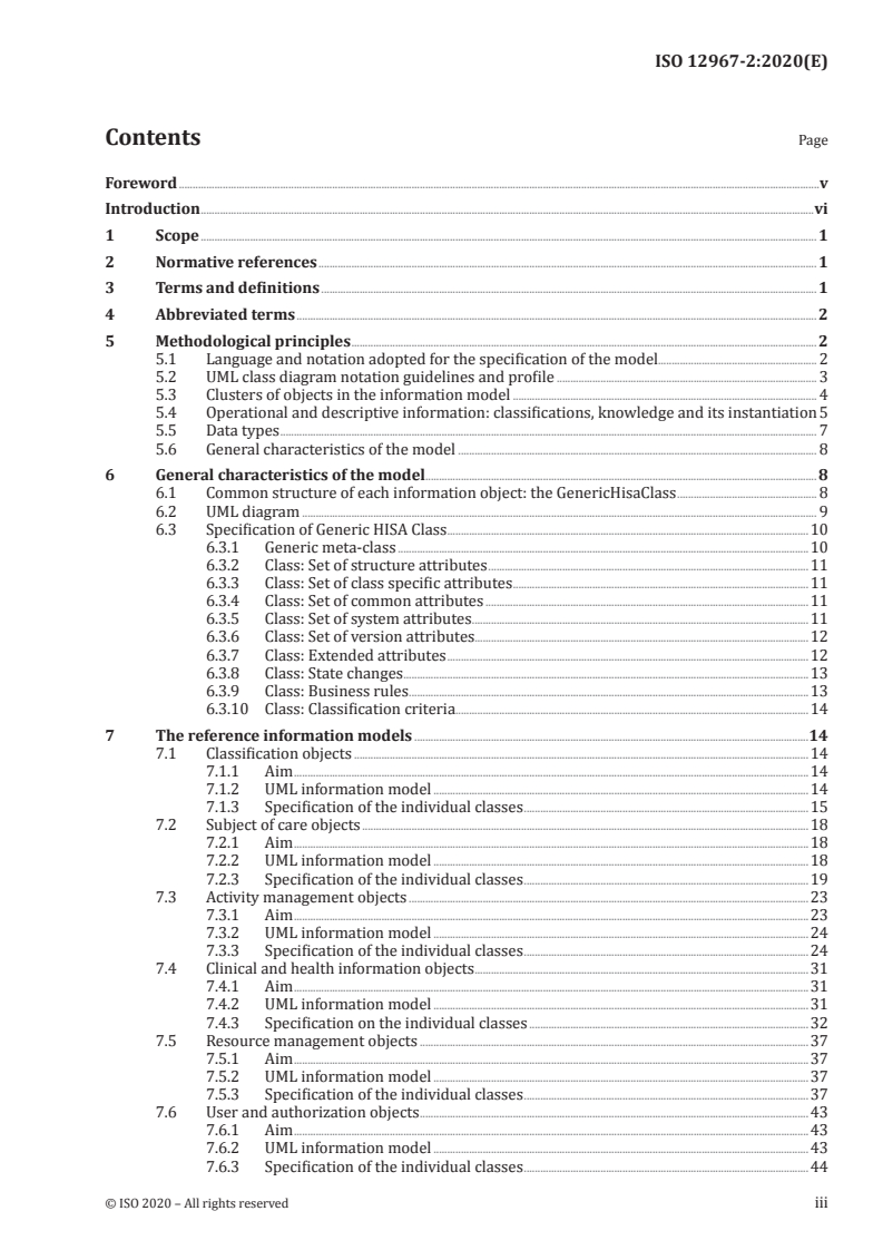 ISO 12967-2:2020 - Health informatics — Service architecture (HISA) — Part 2: Information viewpoint
Released:11/6/2020