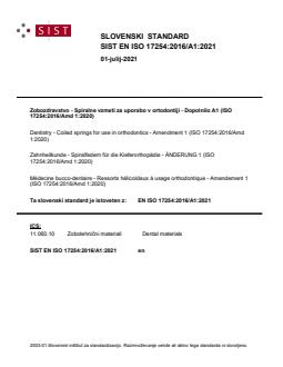 EN ISO 17254:2016/A1:2021 - Page 1 preview